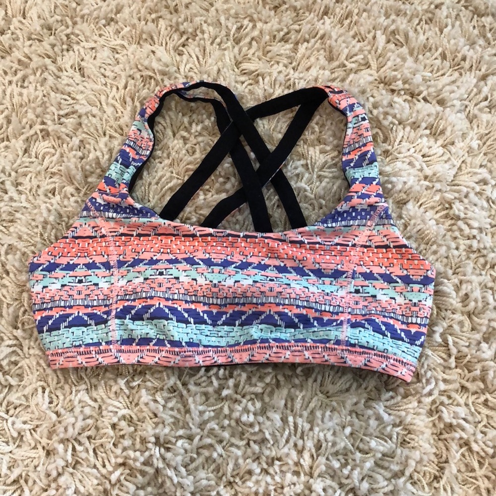 ivivva reversible sports bra size 10